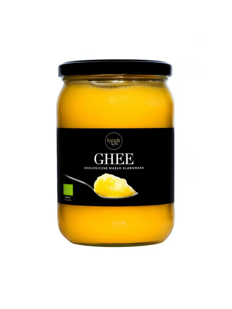 POTRAVINY ANN Anny Lewandowskej Organické prepustené maslo Ghee 500 g