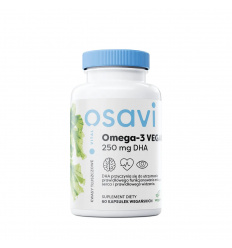 OSAVI Omega-3 VEGAN 250 mg DHA 60 vegánskych kapsúl