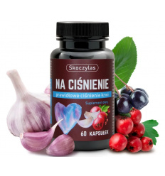 SKOCZYLAS na tlak (draslík, hloh, arónia a cesnak) 60 vegetariánskych kapsúl