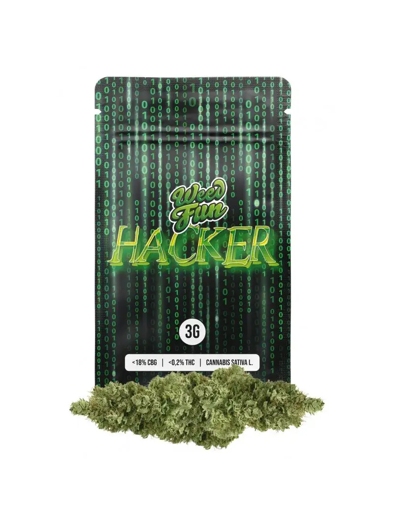 WEEDFUN Hacker - Suché CBG 18% (sušené konope) 3g