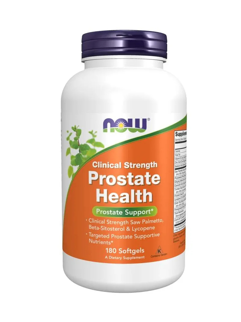 NOW FOODS Klinická sila zdravia prostaty (podpora prostaty) 180 mäkkých gélov