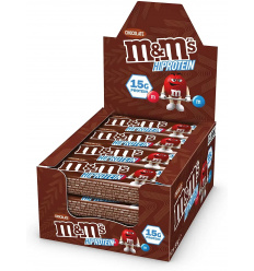 M&Ms Hi Proteínová tyčinka 12 x 51 g čokoláda