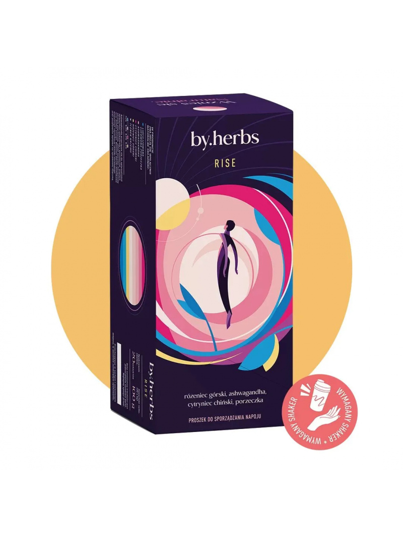by.bylinky RISE (funkčný nápoj, podpora nervového a imunitného systému) 20 vrecúšok