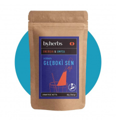 by.herbs DEEP SLEEP (Čaj s výťažkami, Pre unavených a vystresovaných) 30 vrecúšok