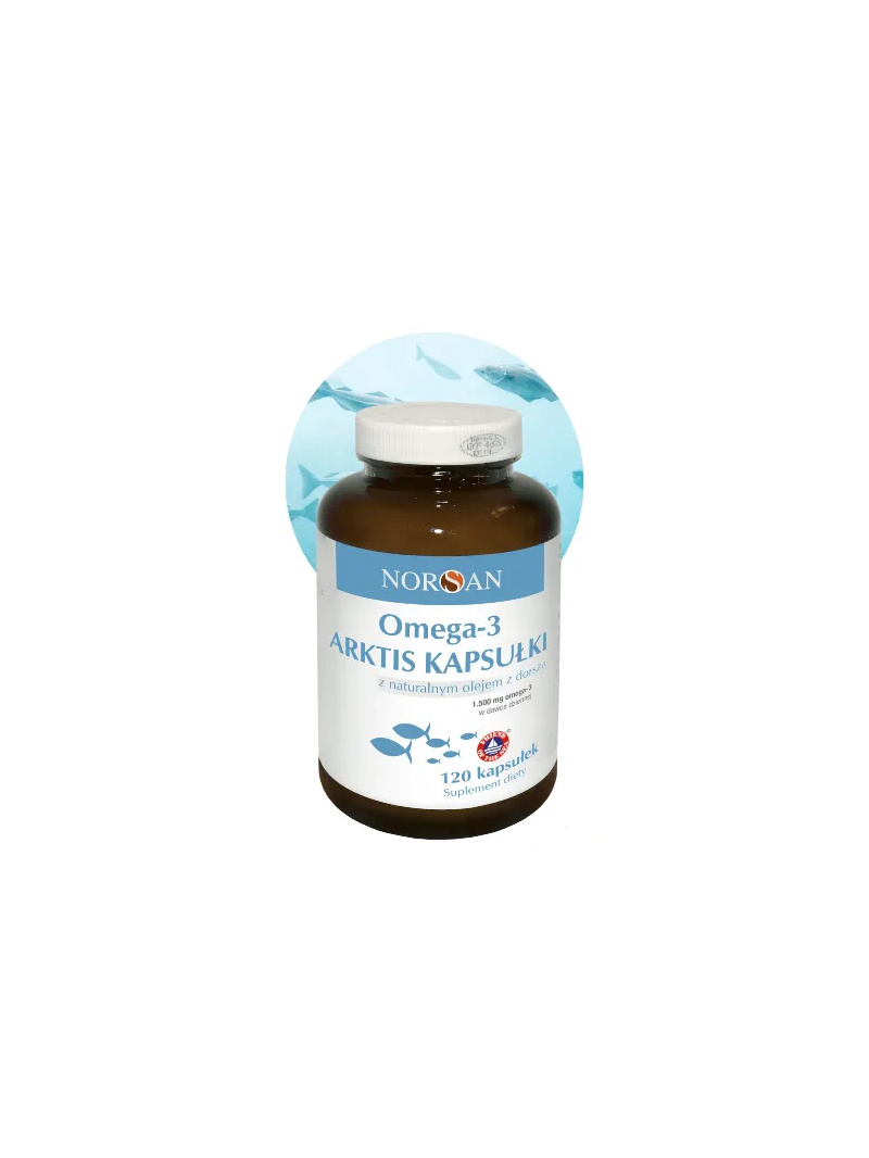 NORSAN Omega-3 Arktis (Funkcia srdca, mozgu a očí) 120 kapsúl