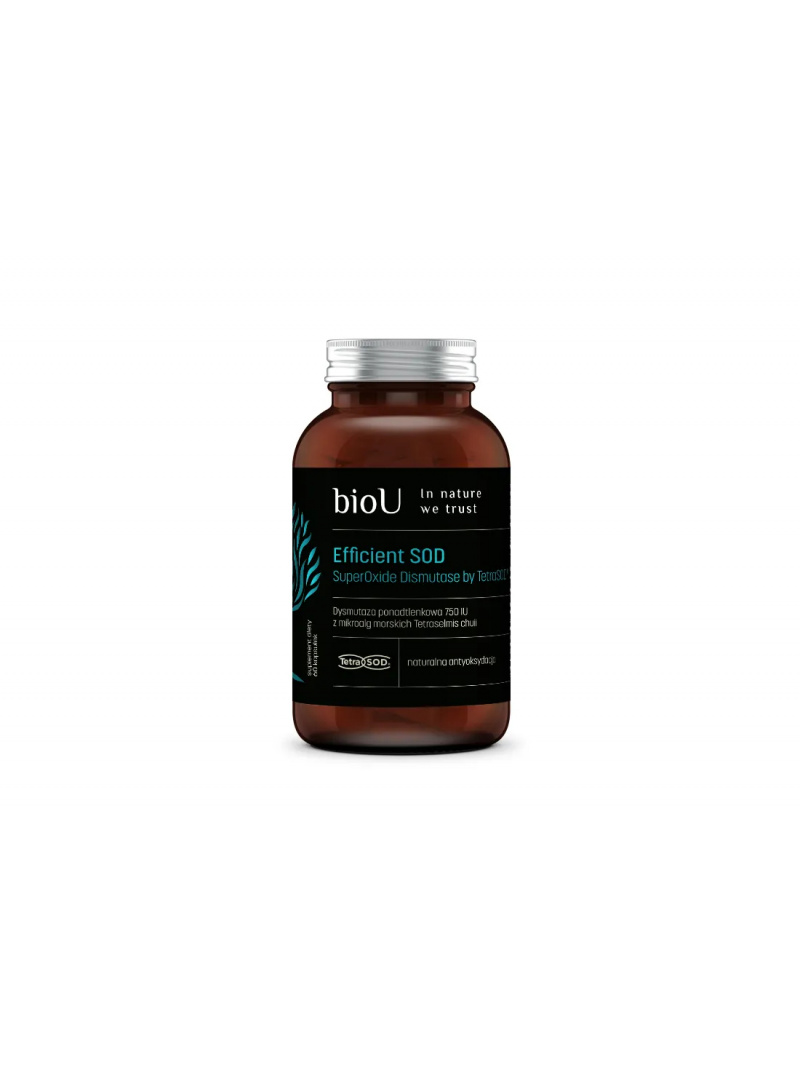 bioU Efficient SOD od TetraSOD® (antioxidácia) 60 kapsúl