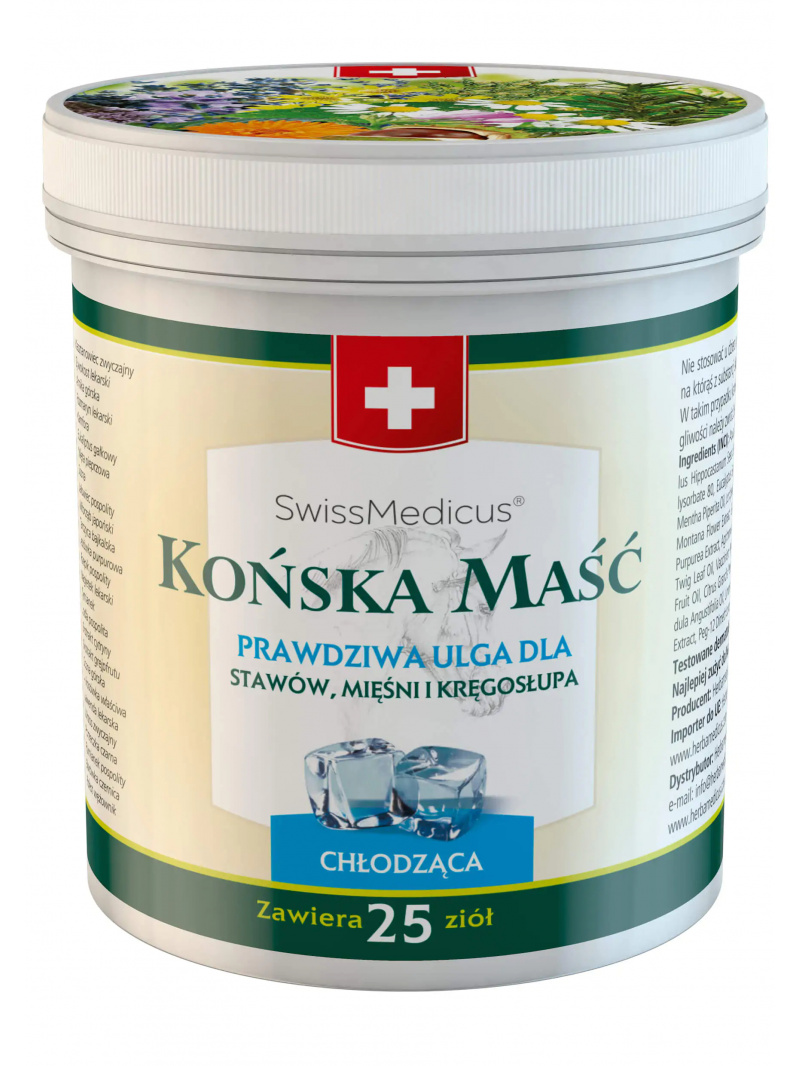 SWISS MEDICUS Konská chladivá masť 500ml