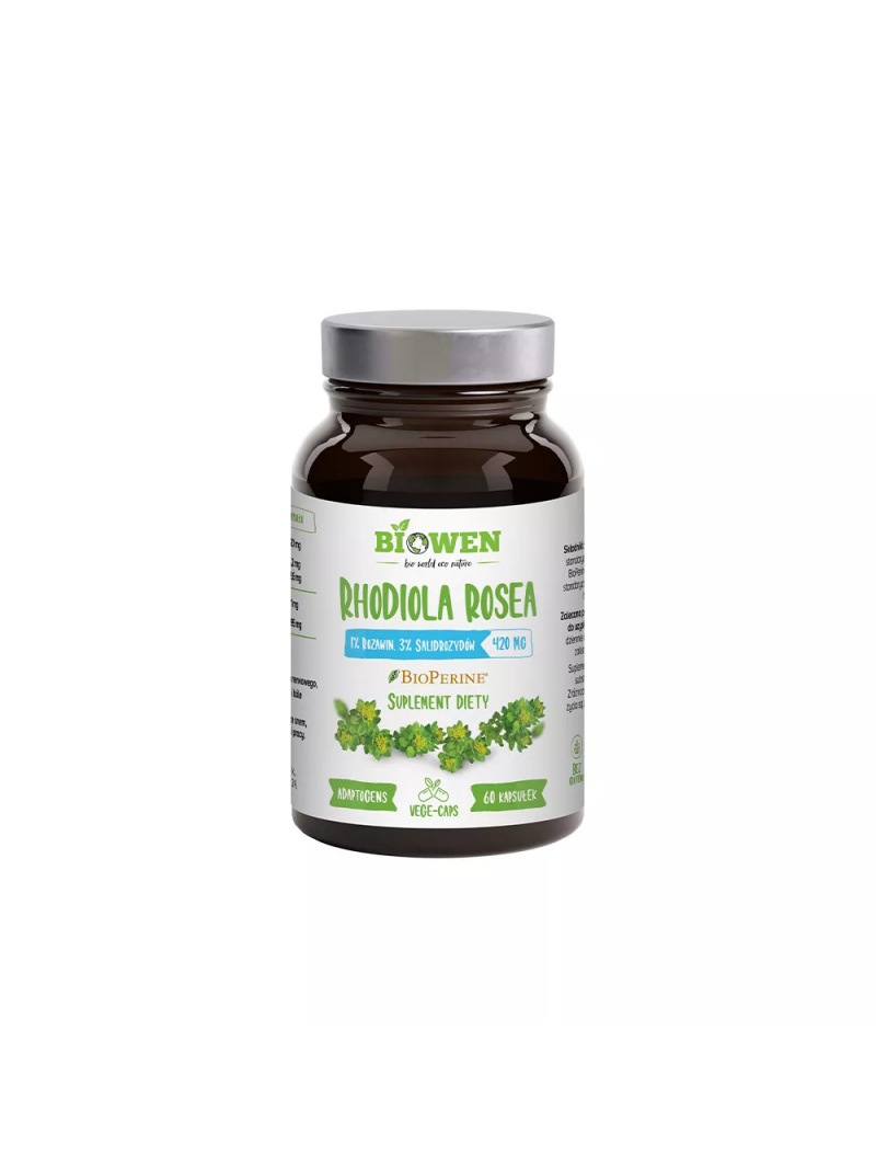 BIOWEN Rhodiola Rosea 420 mg (Rhodiola rosea) 60 vegánskych kapsúl