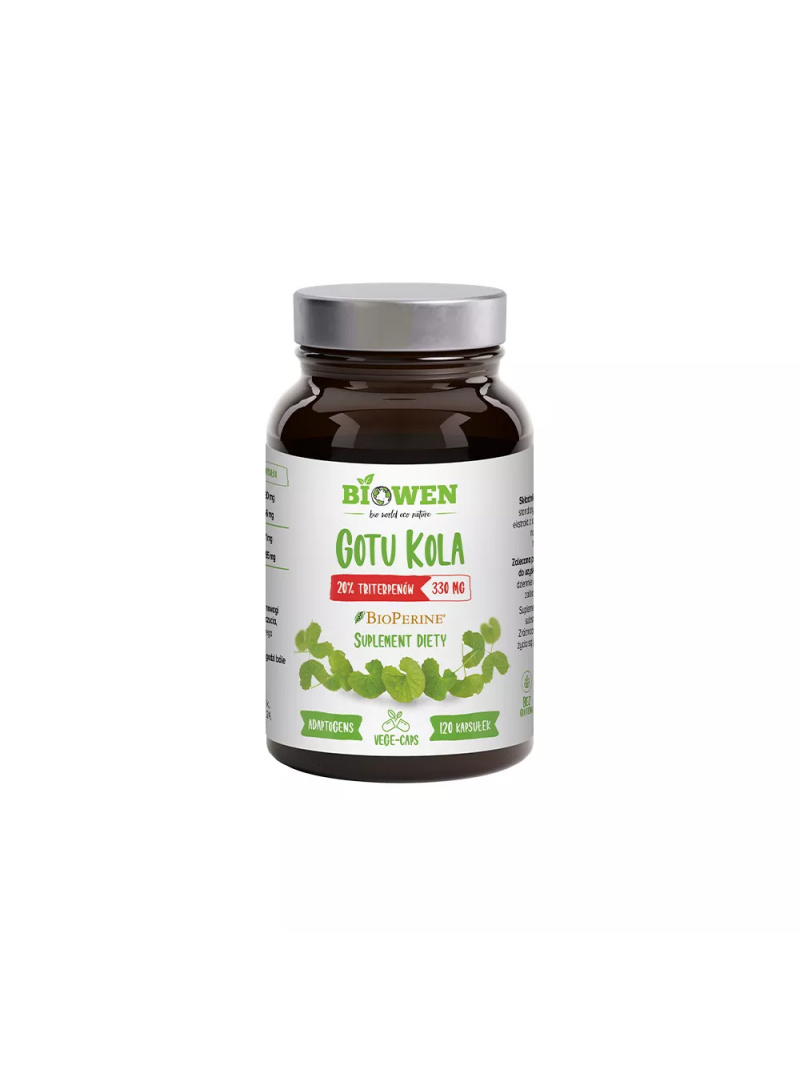 BIOWEN Gotu Kola 330 mg (emocionálna rovnováha) 120 vegánskych kapsúl