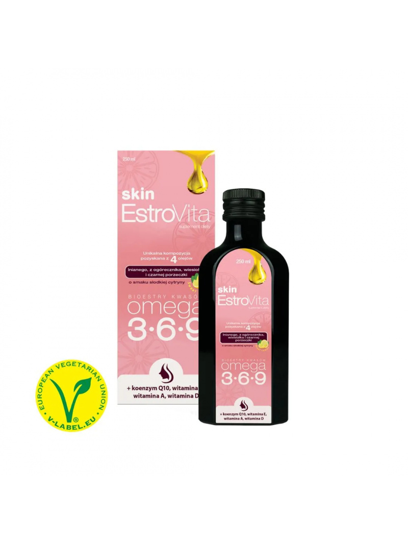 EstroVita Skin (Postarajte sa o zdravú pokožku) 250 ml Sladký citrón