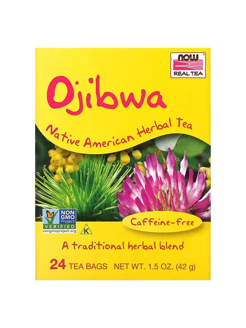 NOW FOODS Čaj Ojibwa (indiánsky bylinný čaj) 24 čajov