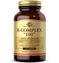 SOLGAR B-Complex 100 (B vitamínový komplex) 100 tabliet