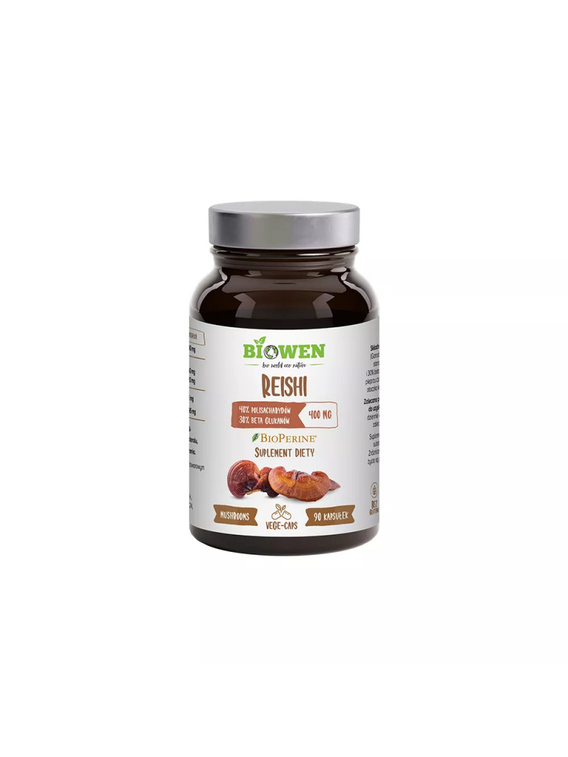 BIOWEN Reishi 400 mg (40 % polysacharidy, 30 % beta-glukány) 90 kapsúl