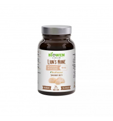 BIOWEN Lion&#39;s Mane 400 mg (40 % polysacharidy, 30 % beta-glukány) 90 kapsúl