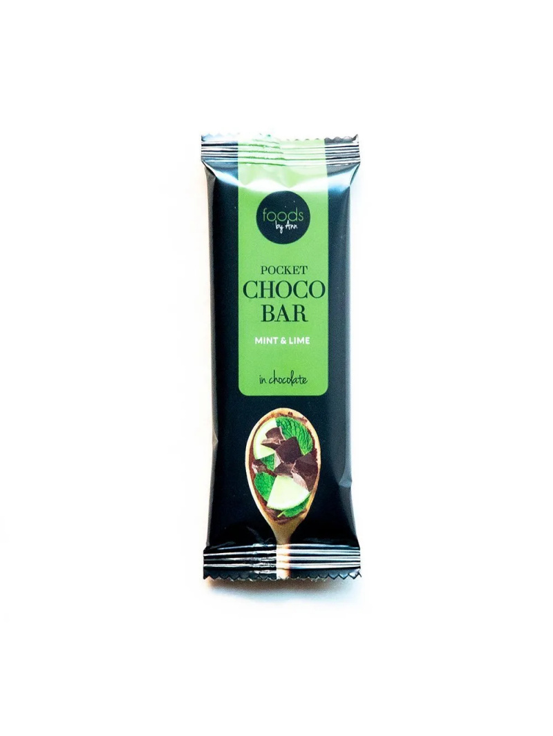 FOODS BY ANN Anna Lewandowska Pocket Choco Bar Mint & Lime 35g