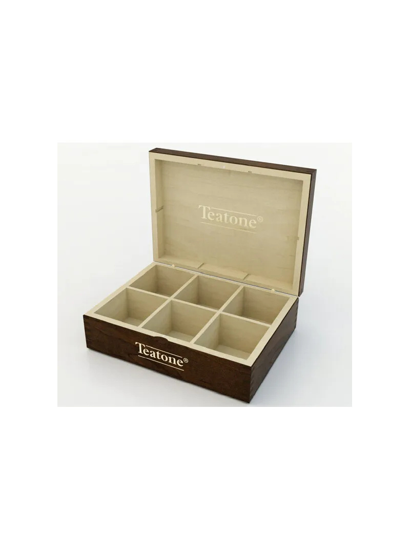 TEATONE Zásobník na čaj (v obálkach) 6 priehradiek