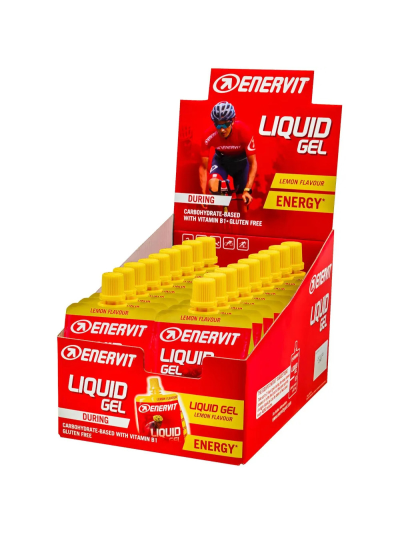 ENERVIT Tekutý gél (Energetický gél) 18 x 60ml Citrón