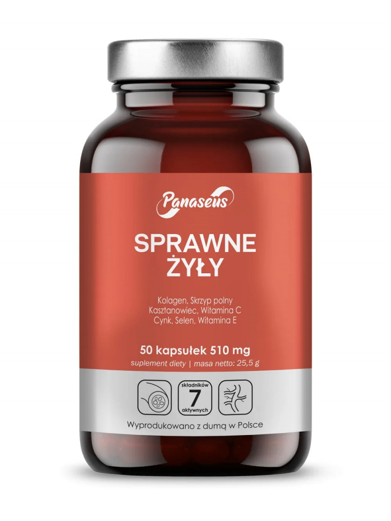 PANASEUS Zdravé žily 50 kapsúl