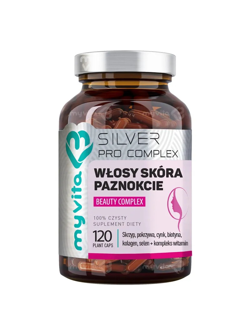 MYVITA Silver Hair pokožka nechty 120 kapsúl