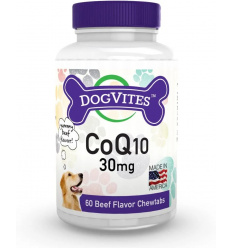 HEALTH THRU NUTRITION CoQ10 pre psov 30 mg (koenzým Q10, zdravé srdce vášho psa) 60 žuvacích tabliet