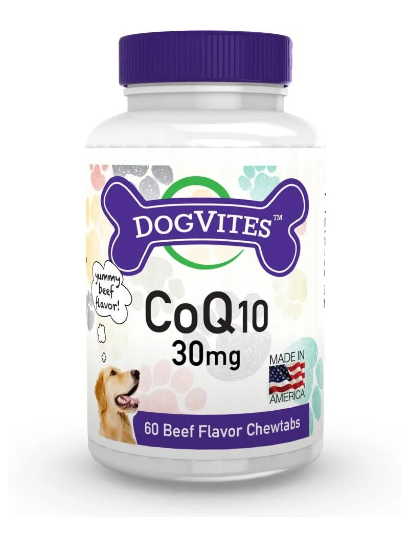 HEALTH THRU NUTRITION CoQ10 pre psov 30 mg (koenzým Q10, zdravé srdce vášho psa) 60 žuvacích tabliet