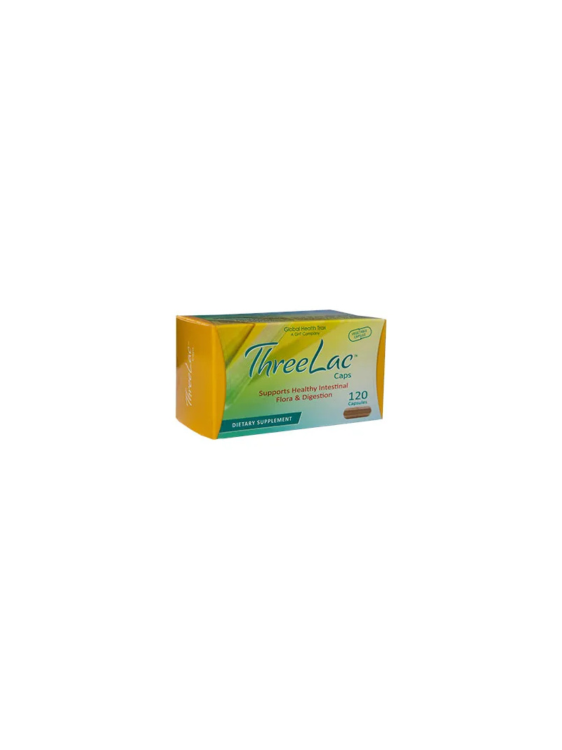 GLOBAL HEALTH TRAX ThreeLac Probiotic Caps (Probiotikum, podpora trávenia) 120 kapsúl