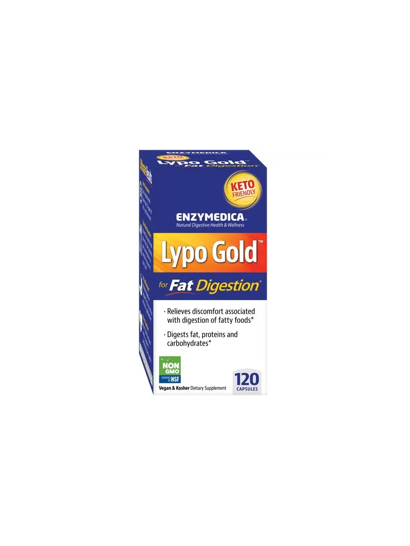 ENZYMEDICA Lypo Gold (podporuje tráviaci systém) 120 kapsúl