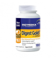 ENZYMEDICA Digest Gold ATPro (komplex tráviacich enzýmov) 180 kapsúl