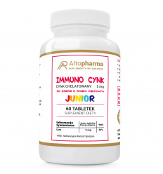 ALTO PHARMA Immuno Cynk Junior (chelátový zinok pre deti) 60 pastiliek