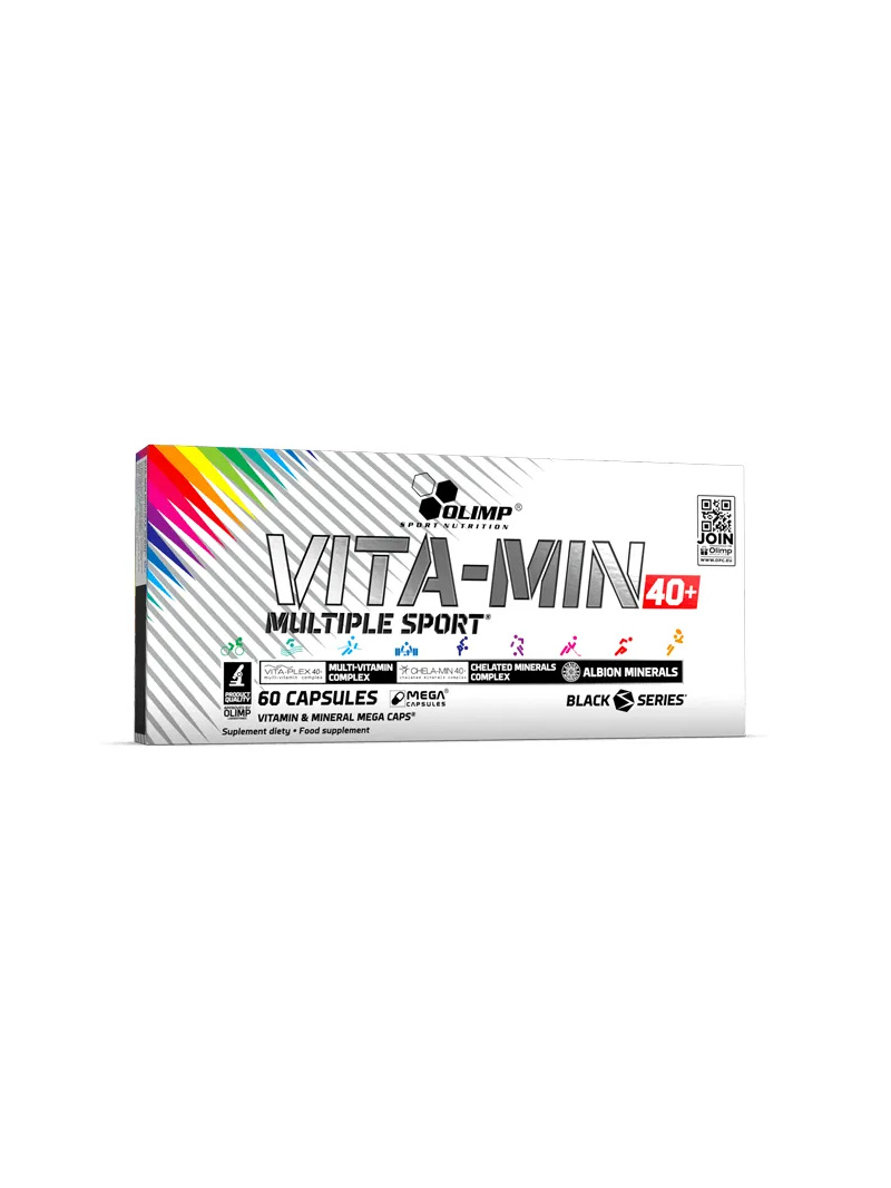OLIMP Vita-min Multiple Sport 40+ Mega Caps (Multivitamin pre ľudí nad 40 rokov) 60 kapsúl