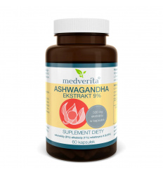 MEDVERITA Ashwagandha extrakt 9% (odolnosť voči stresu) 60 kapsúl