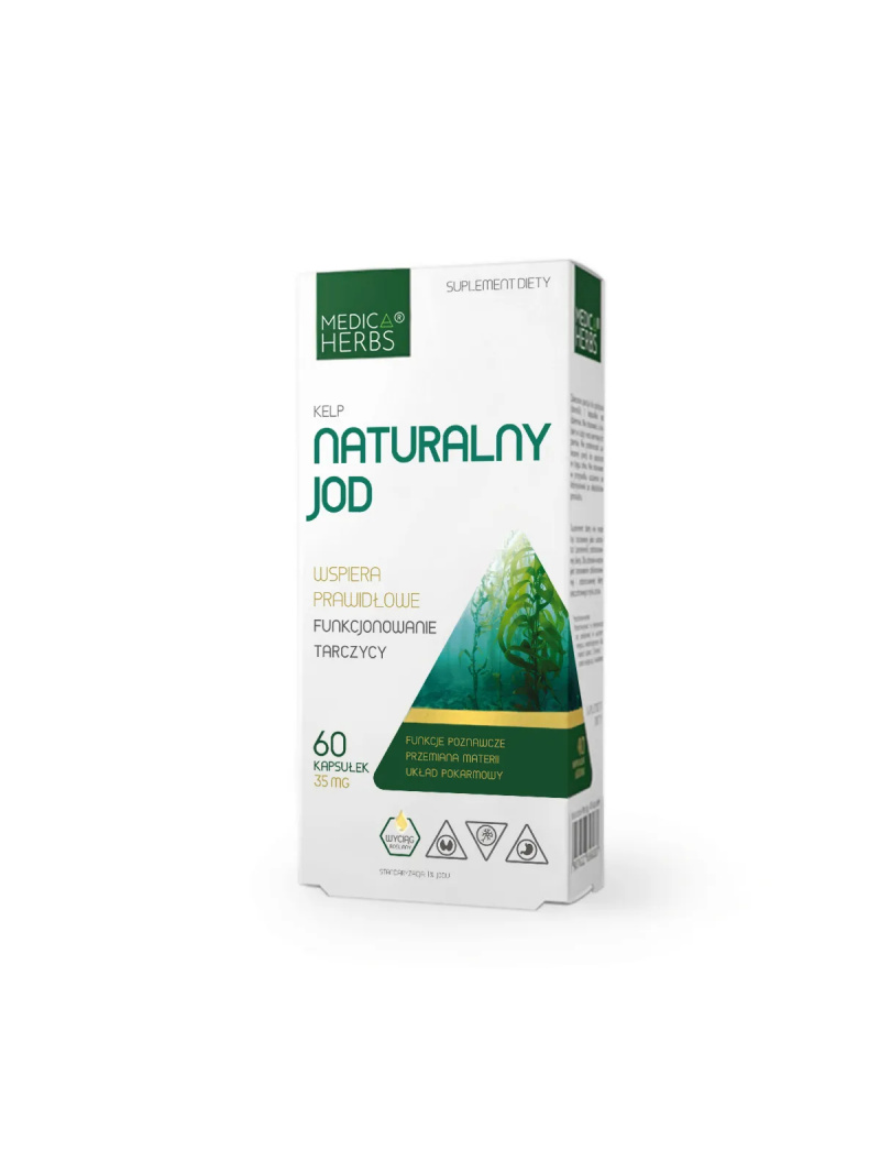 MEDICA HERBS Prírodný jód (podpora štítnej žľazy) 60 kapsúl