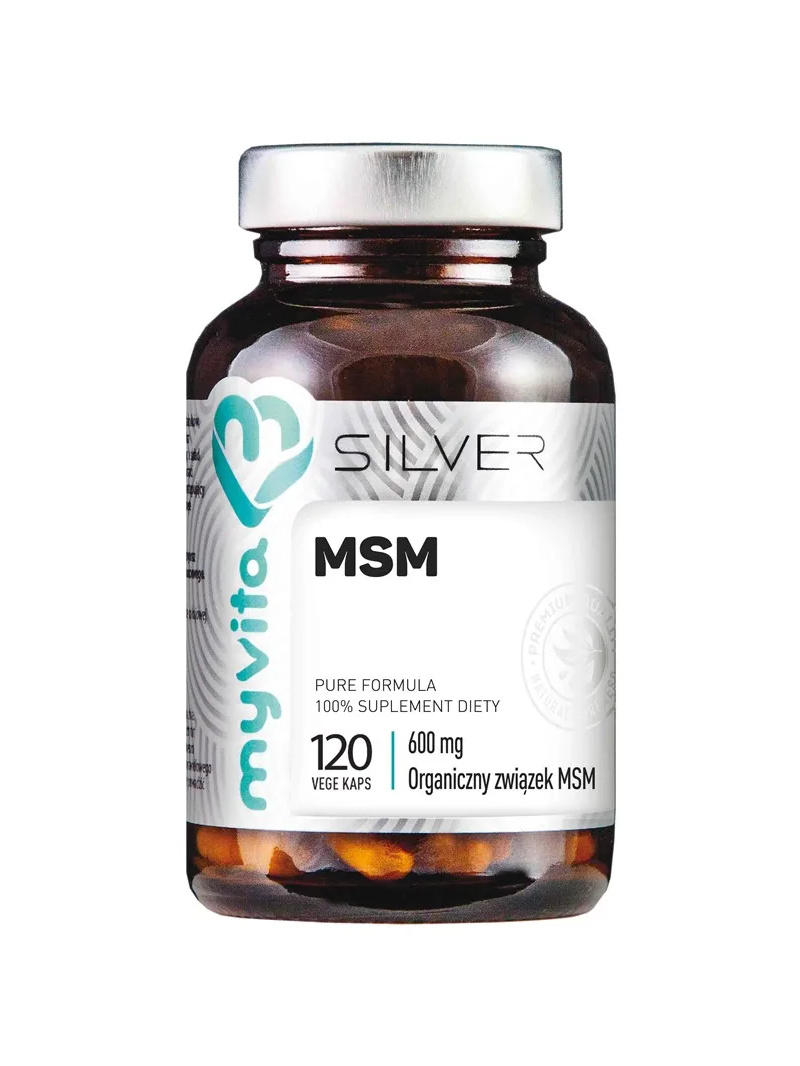 MYVITA MSM (metylsulfonylmetán, chrupavka, kĺby) 120 kapsúl