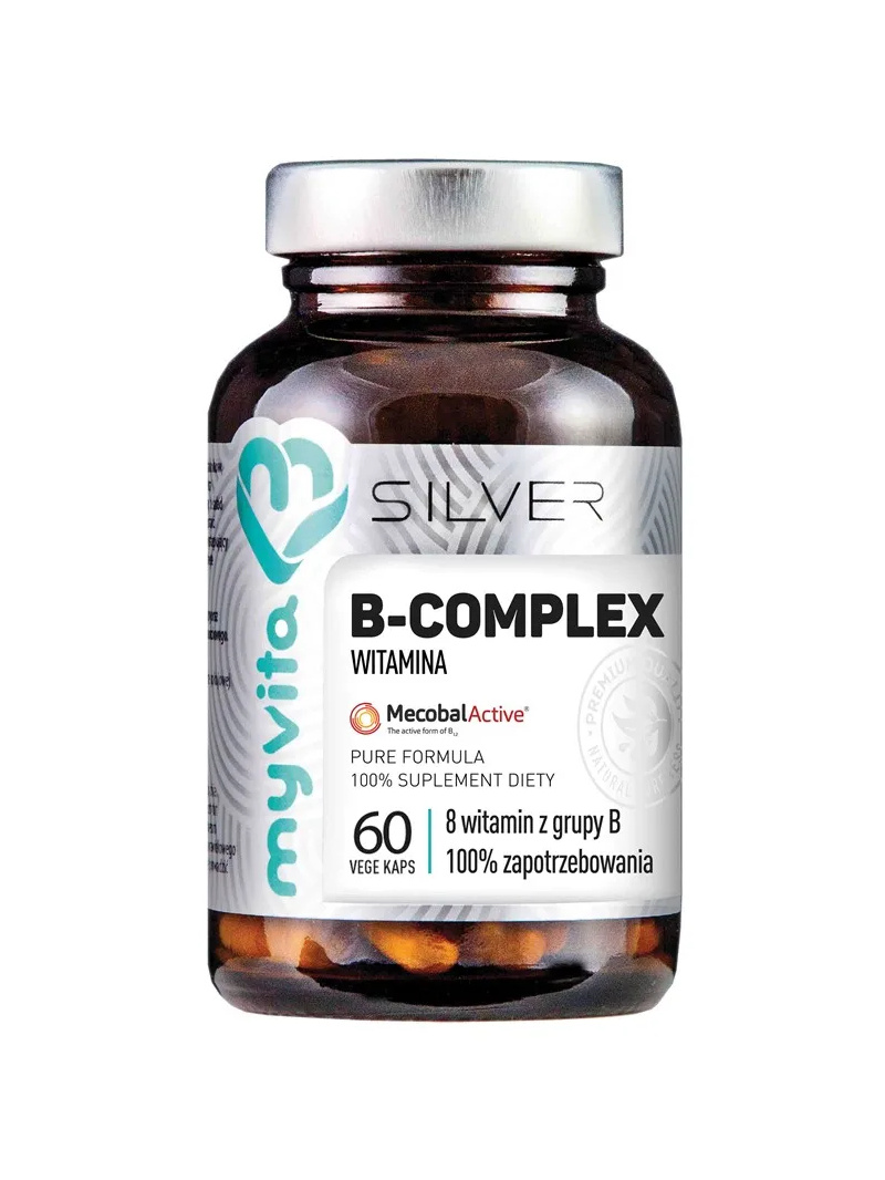 MYVITA Vitamín B-komplex 100% (vitamíny B) 120 kapsúl