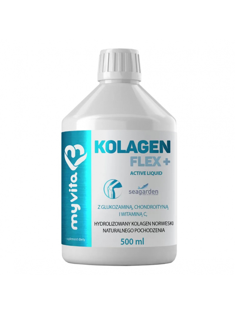 MYVITA Collagen Flex+ Active Liquid (kosti a kĺby, vlasy, pokožka, nechty) 500 ml