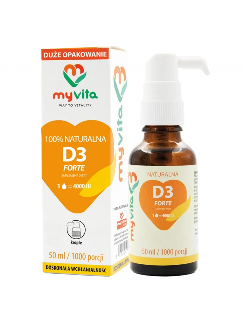 MYVITA Vitamín D3 Forte 4000IU Quali-D 50ml