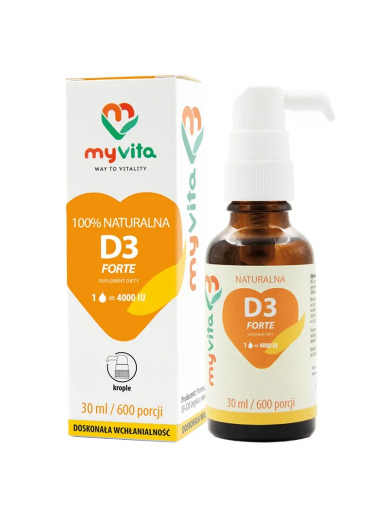 MYVITA Vitamín D3 Forte 4000IU Quali-D 30ml
