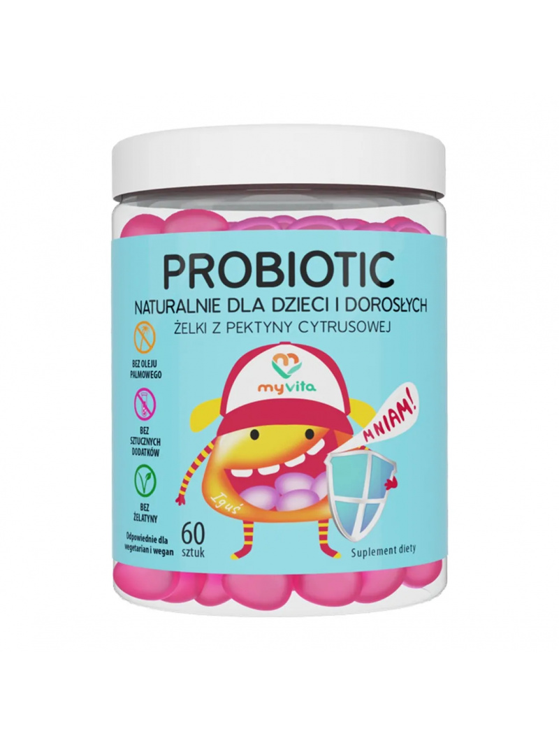 MYVITA Probiotic (Prírodné želé pre deti a dospelých) 60 Gummies