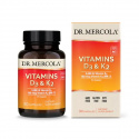 DR. MERCOLA Vitamíny D3 K2 5000 IU / 180 mcg (imunita, zdravie kostí) 30 kapsúl