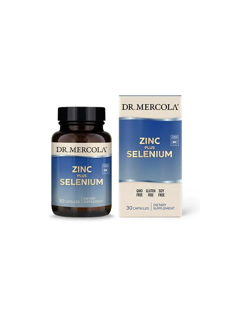 DR. MERCOLA Zinc Plus Selén (imunita, podpora mozgu) 30 kapsúl