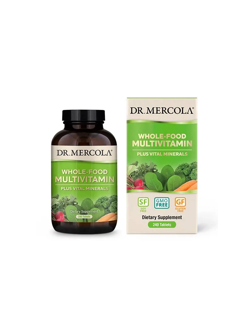 DR. MERCOLA Whole Food Multivitamín Plus Vital Minerals (vitamíny a minerály) 240 tabliet