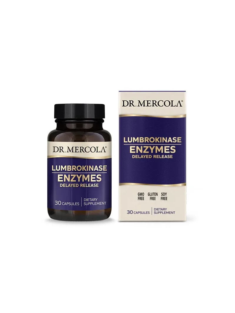 DR. MERCOLA Lumbrokinase Enzymes (Lumbrokinase Enzymes, Purification Blood) 30 kapsúl