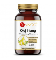 Ľanový olej YANGO (mononasýtené tuky, Omega-3) 60 kapsúl