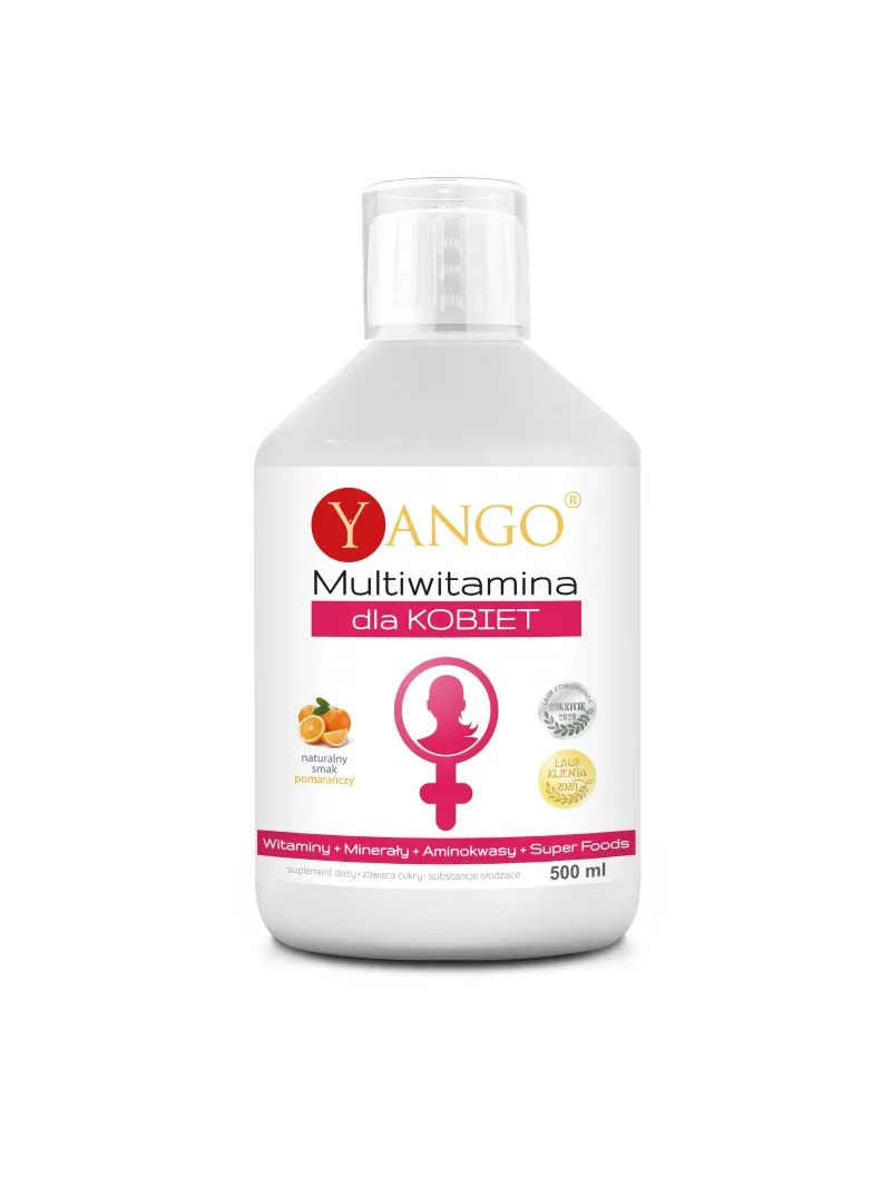 YANGO Multivitamín pre ženy 500ml Pomaranč