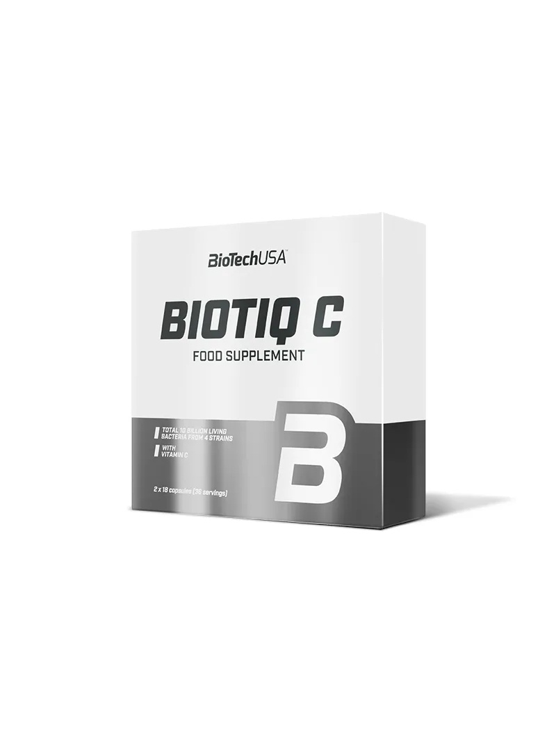 Biotech USA Biotiq C (probiotikum s vitamínom C, podpora imunity) 36 tabliet