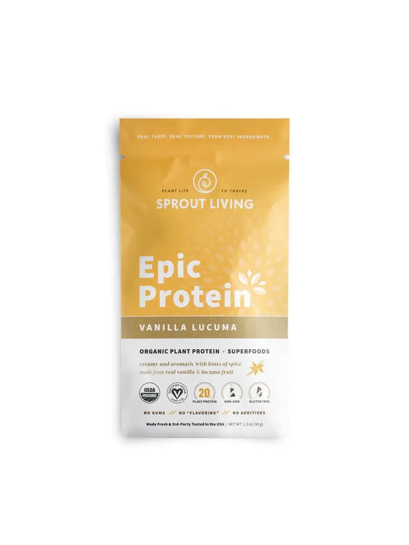 Sprout Living Organic Plant Protein Vanilla Lucuma (Bio rastlinný proteín) 38g