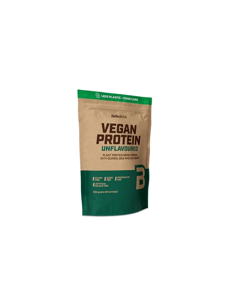 BIOTECH USA Vegan Protein (vegánsky proteín bez lepku) 500 g bez chuti