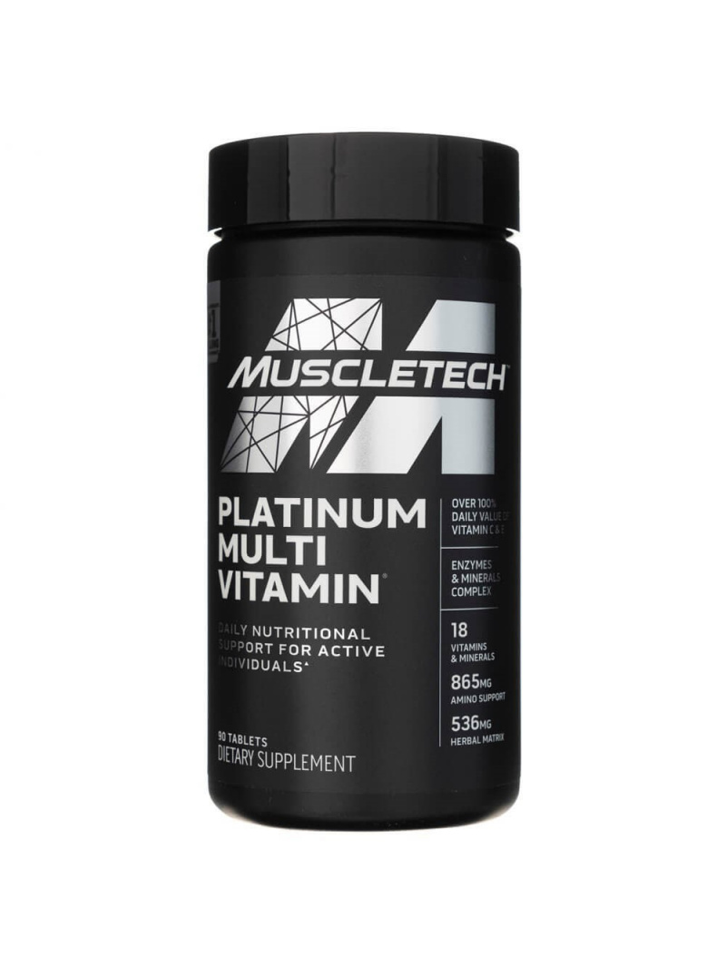 MuscleTech Platinum Multivitamín - 90 kapsúl