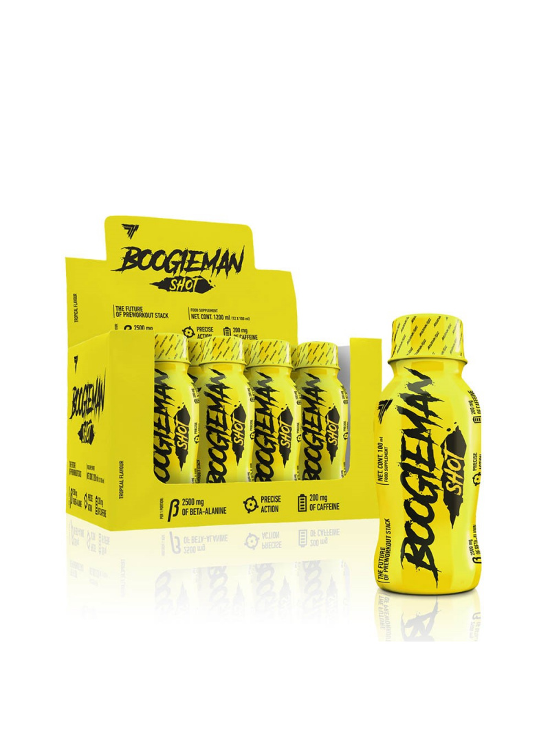 Predtréningovka Trec Boogieman Shot s tropickou príchuťou - 12 kusov