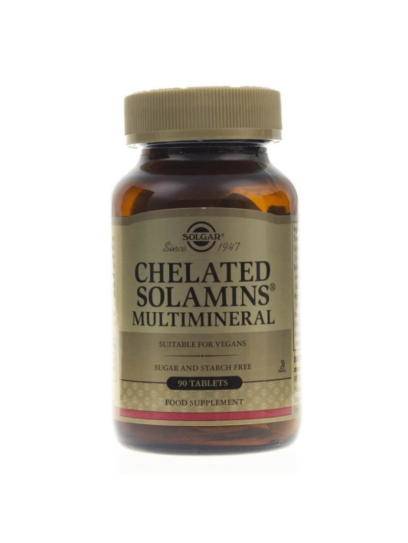 Solgar Mineral Salts Cheláty - 90 tabliet
